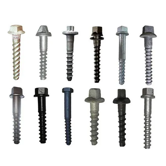 Grade SS8 SS23 Railway Tie Plate Screw Spike