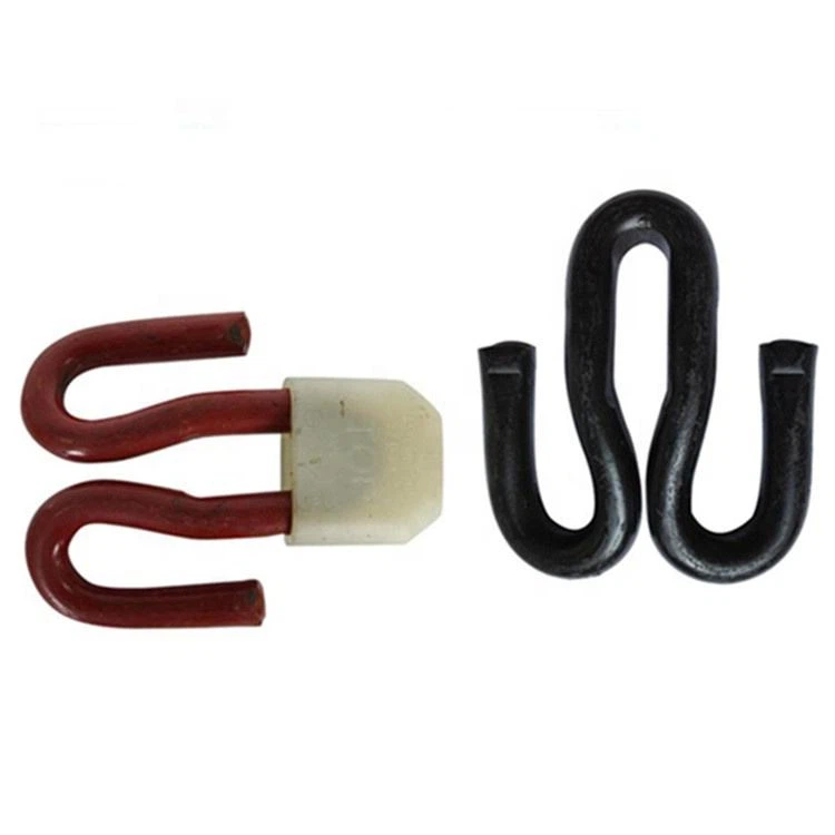 Clipe rápido de carbono para fixadores ferroviários